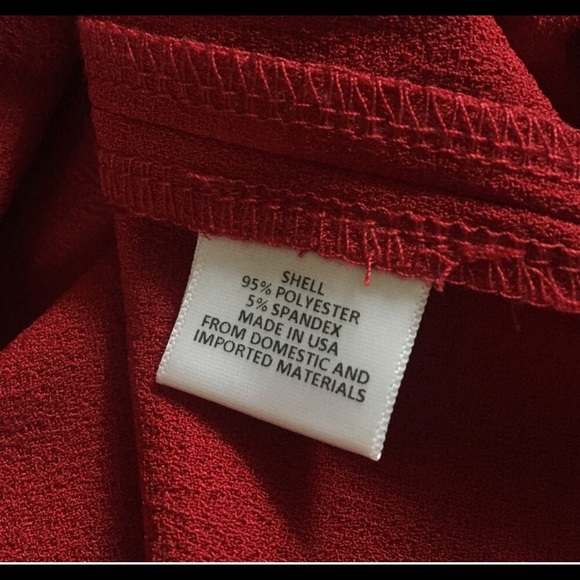 NWOT Charles Henry Red Dress - Picture 3 of 5